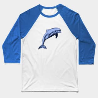 DOLPHIN FISH NATURE WATER SEA FISH OCEAN Baseball T-Shirt